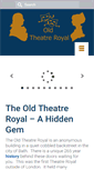Mobile Screenshot of oldtheatreroyal.com